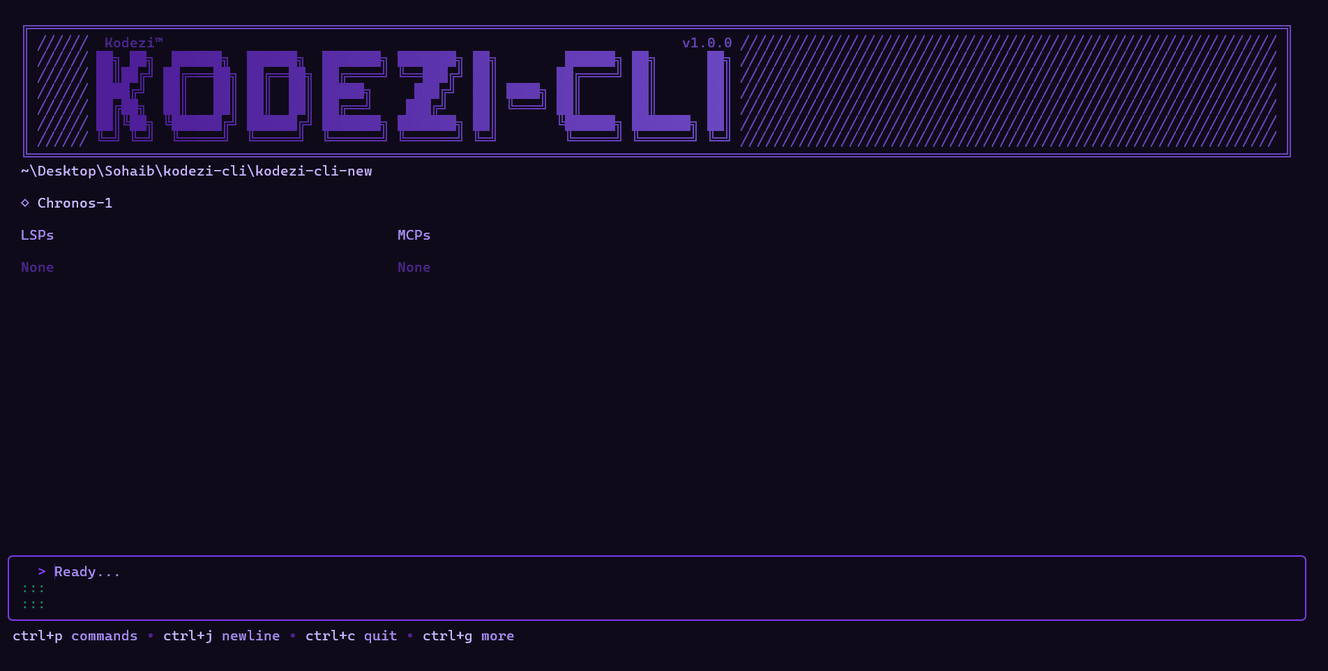 Interactive Mode Interface
