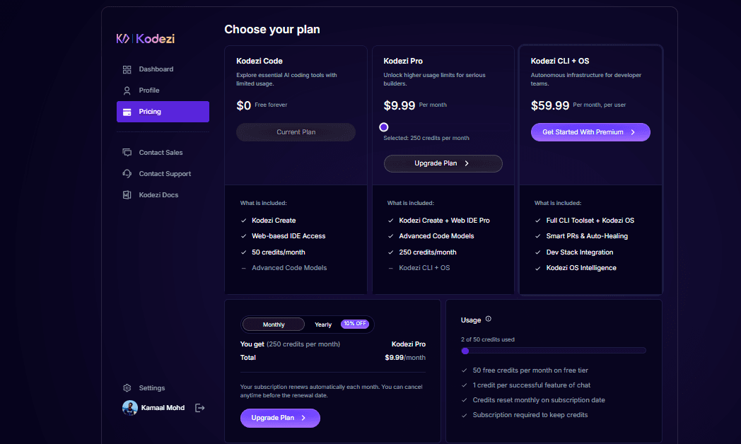 Subscription Plans
